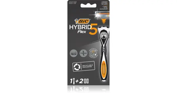 Bic Hybrid5 Flex Razor Handle System Plus + Refills