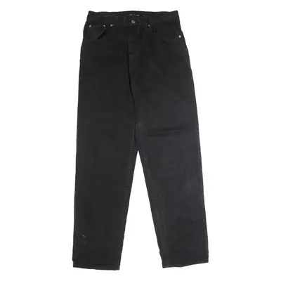 CALVIN KLEIN JEANS Easy Fit Womens Jeans Black Relaxed Straight W31 L32