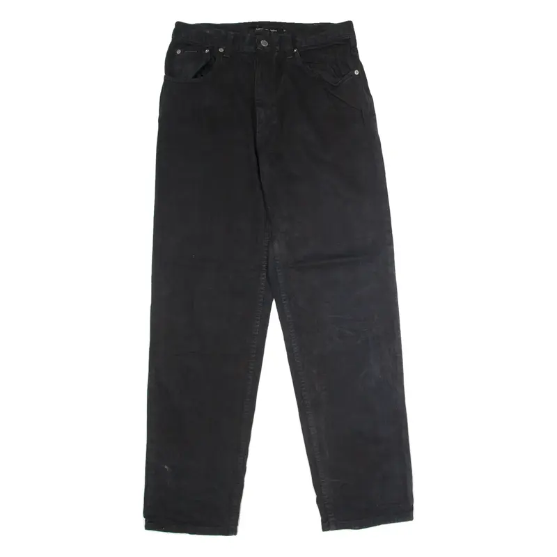 CALVIN KLEIN JEANS Easy Fit Womens Jeans Black Relaxed Straight W31 L32