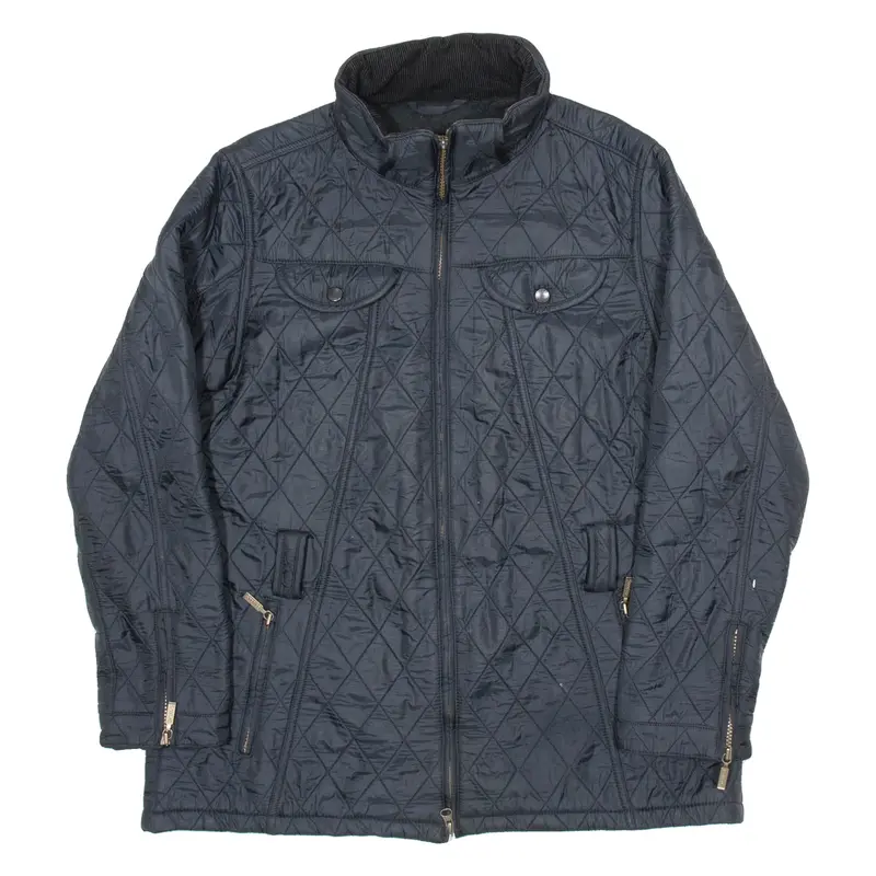 BARBOUR Womens Quilted Jacket Black UK 16