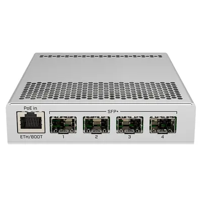 Mikrotik CRS305-1G-4S+IN | 4x SFP+ 10Gbps and 1x Gigabit Ethernet Port Desktop Switch