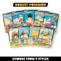Robust Pokemon - Custom Holographic Fan-Art Cards - Hilarious Affordable Gift for Pokemon Fans