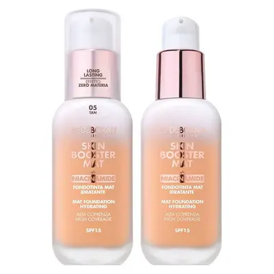 Deborah Skin Booster Mat Spf 15 - Moisturizing Mat Foundation 05 - Tan (30 Ml)