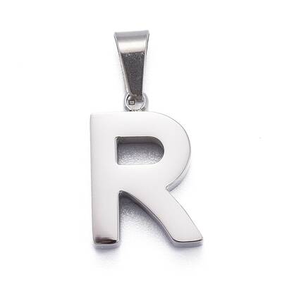Non-Tarnish 304 Stainless Steel Letter Pendants