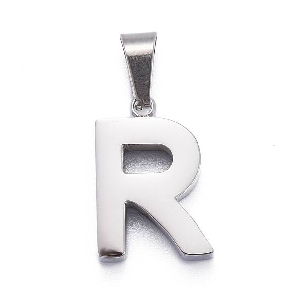 Non-Tarnish 304 Stainless Steel Letter Pendants