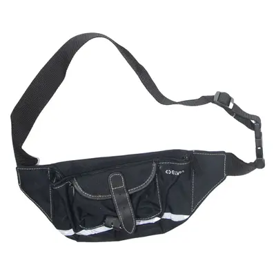 ELVIA Mens Bum Bag Black 90s