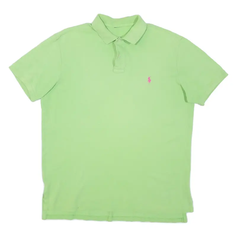 POLO RALPH LAUREN Mens Polo Shirt Green L