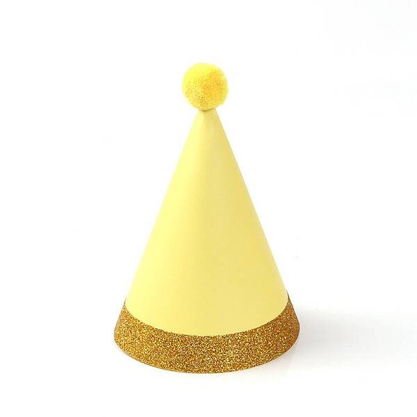 Paper Pompon Party Hats