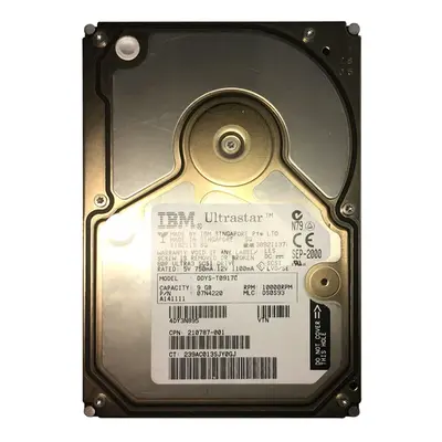 07N4220 IBM 9.1GB Ultra-160 SCSI 10000 3.5-inch 4MB Hard Drive