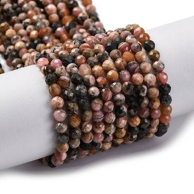 Natural Rhodonite Beads Strands