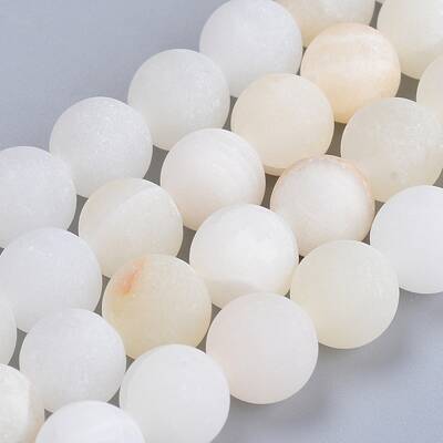 Natural Flower Jade(Afghanistan Jade) Beads Strands