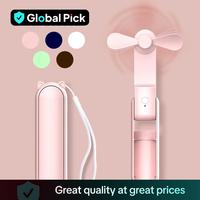 Father's Day Gifts, 2 in 1 Mini Portable Handheld Fan, Usb Rechargeable Personal Foldable Fan for Indoor, Small Pocket Fan Tr...