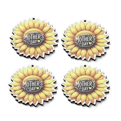 Momther's Day Wooden Pendants
