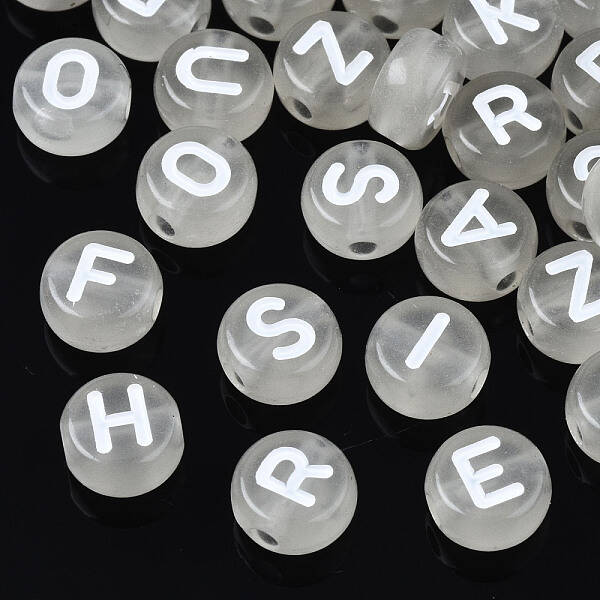 Luminous Transparent Clear Acrylic Beads