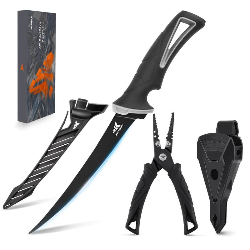 KastKing 7-inch Fishing Pliers and Filet Knife