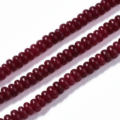 Natural White Jade Beads Strands