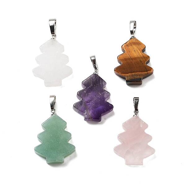 Natural Mixed Stone Pendants
