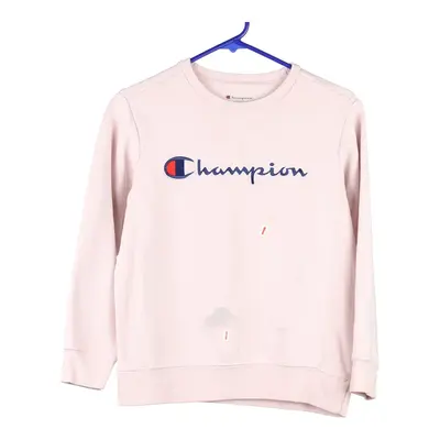 8-10 Years Champion Sweatshirt - Small Pink Cotton Blend