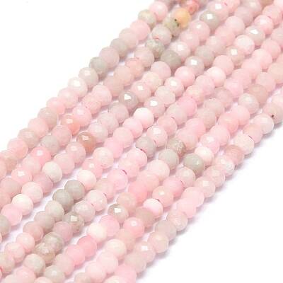 Natural Pink Opal Beads Strands