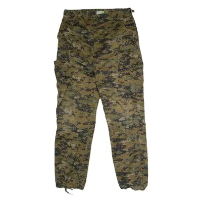 MIL-TEC US Military Camouflage Cargo Mens Twill Trousers Brown Straight W34 L32