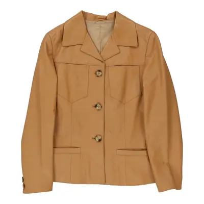 Unbranded Leather Jacket - Medium Brown Leather