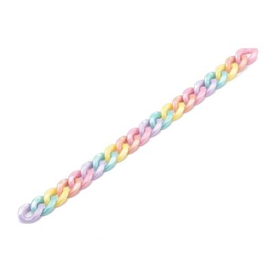 Handmade Opaque Acrylic Twisted Chains