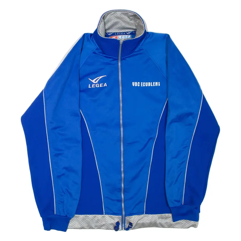 LEGEA Mens Track Jacket Blue L