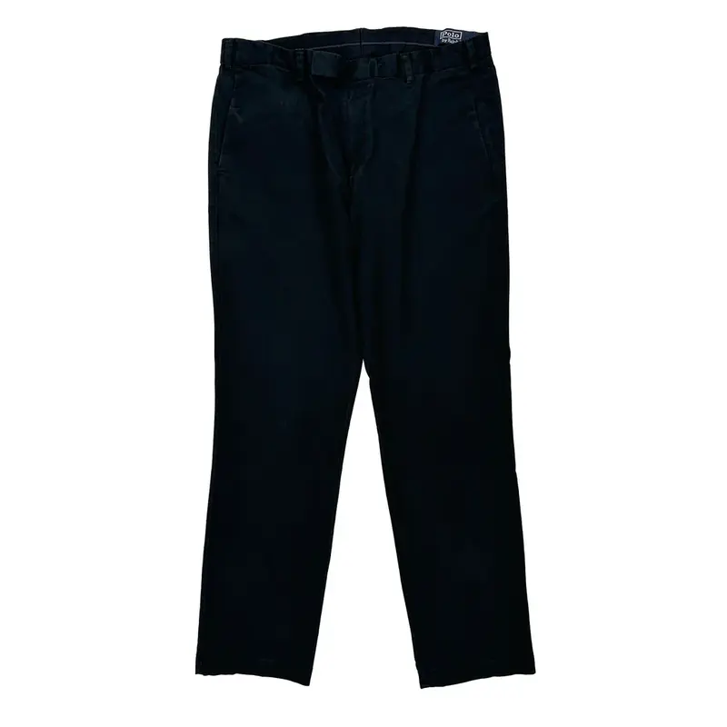 Ralph Lauren Trousers - 34W 30L Black Cotton