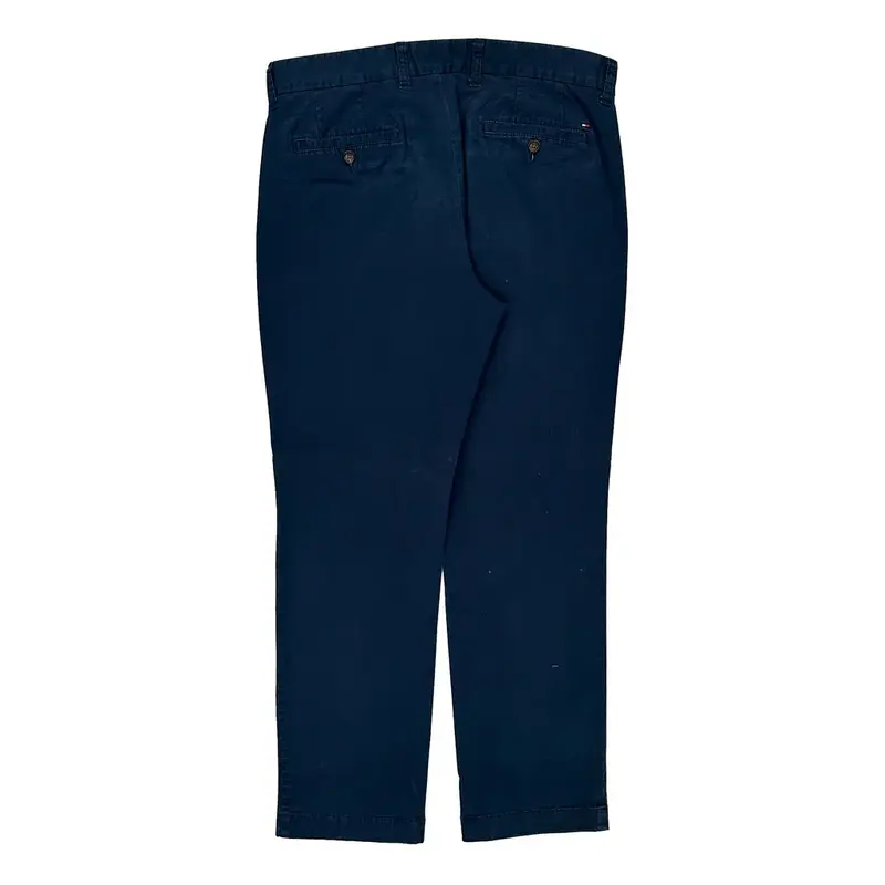 Tailored Fit Tommy Hilfiger Chinos - 36W 30L Navy Cotton Blend