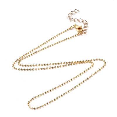 Brass Ball Chains Necklace Making