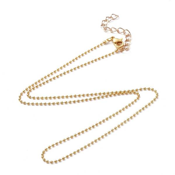 Brass Ball Chains Necklace Making