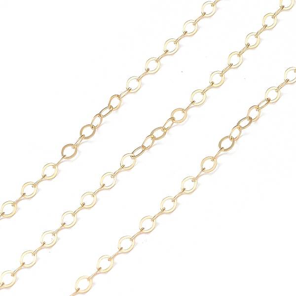 Yellow Gold Filled Cable Chains