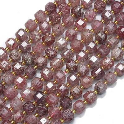 Natural Strawberry Quartz Beads Strands