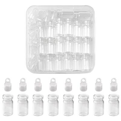 20Pcs Glass Bottle Pendant Decorations