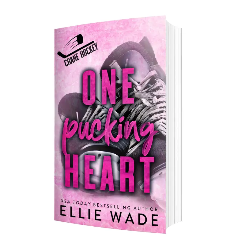 One Pucking Heart Paperback by Ellie Wade - a Crane Hockey Series Book 2