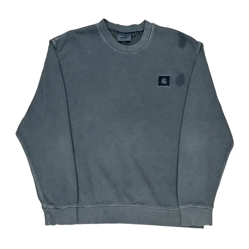 Carhartt Sweatshirt - Large Grey Cotton | Size: large