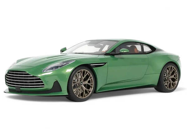 2023 Aston Martin DB12 Green Metallic 1/18 Model Car by GT Spirit