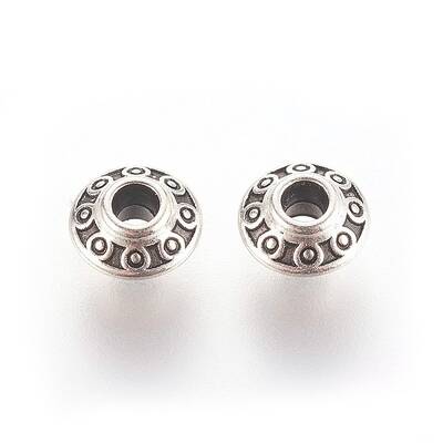 Tibetan Style Alloy Spacer Beads