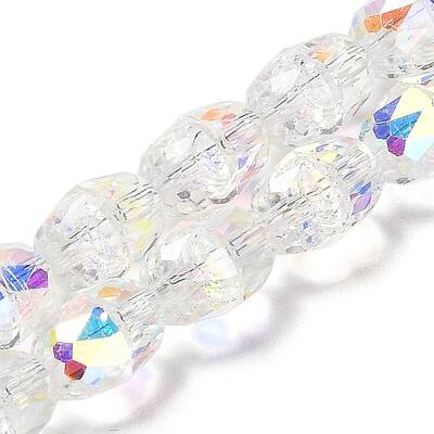 Electroplate Glass Beads Strands