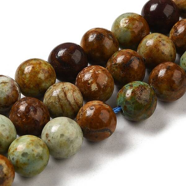Natural Yellow Chrysocolla Beads Strands