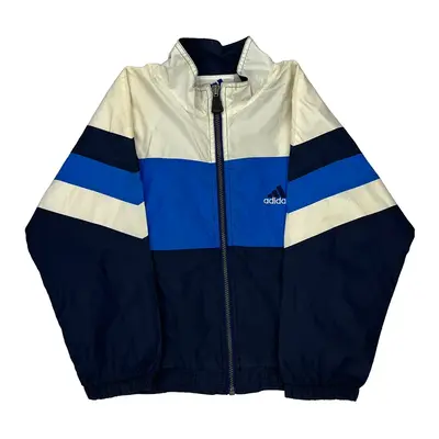Age 6 Adidas Jacket - Large Blue Cotton