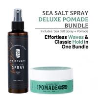 HAIRPLEXX Sea Salt Volume Spray and Pomade, Lightweight Hair Spray with Natural Volume Look, and Edge Control Pomade with Shi...