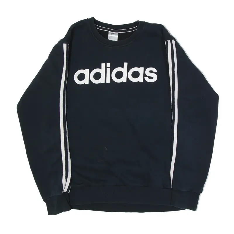 ADIDAS Sweatshirt Black Mens S