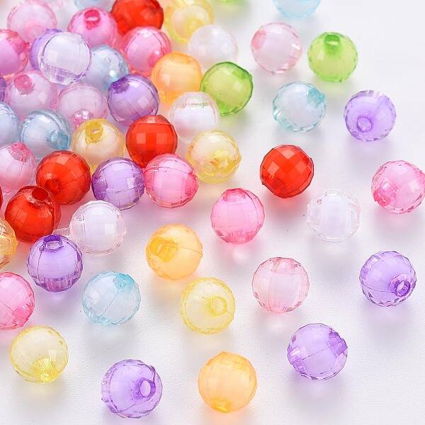 Transparent Acrylic Beads