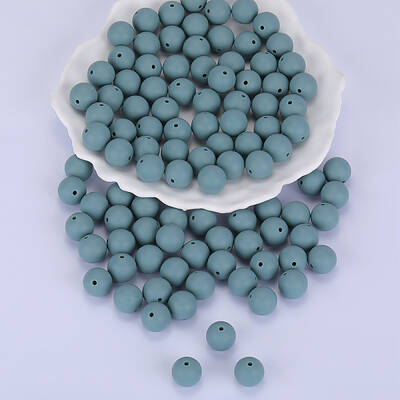 Round Silicone Focal Beads