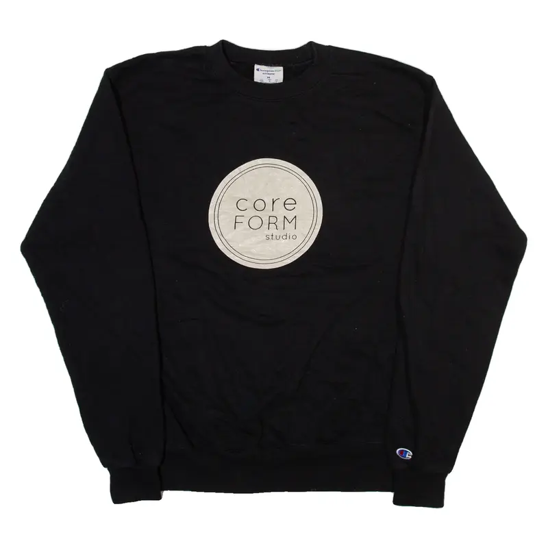 CHAMPION Core Form Studio Mens Sweatshirt Black M