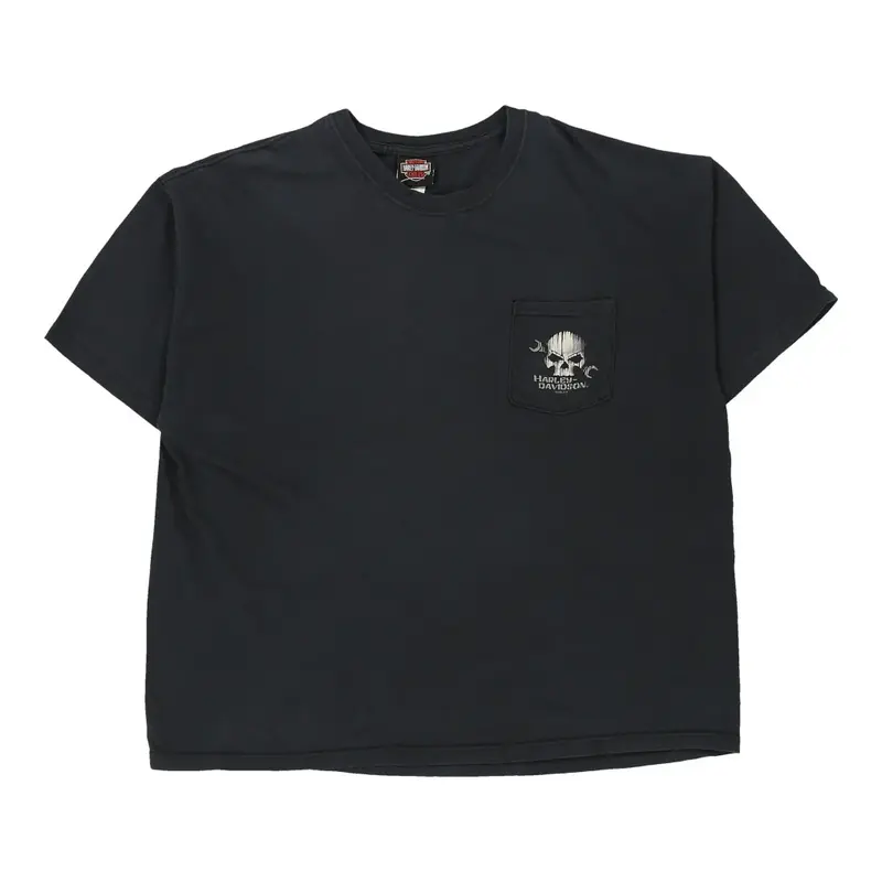 Grand Junction, Colorado Harley Davidson Graphic T-Shirt - 2XL Black Cotton