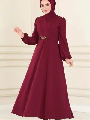 Women's Solid Color Long Sleeve Dress, Elegant Fashion Casual Dress for Daily Outdoor Wear, Women Dress for All Seasons