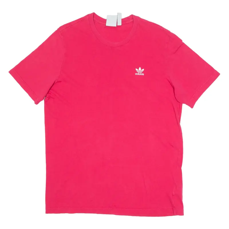 ADIDAS ORIGINALS Mens T-Shirt Pink L