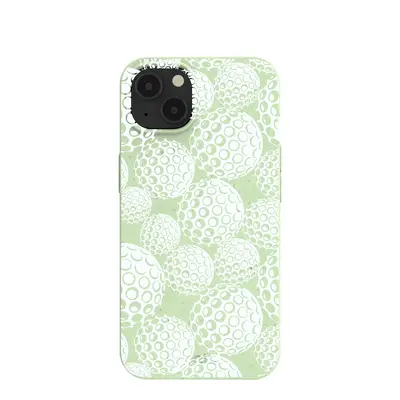Sage Green Golf Balls iPhone 13 Case